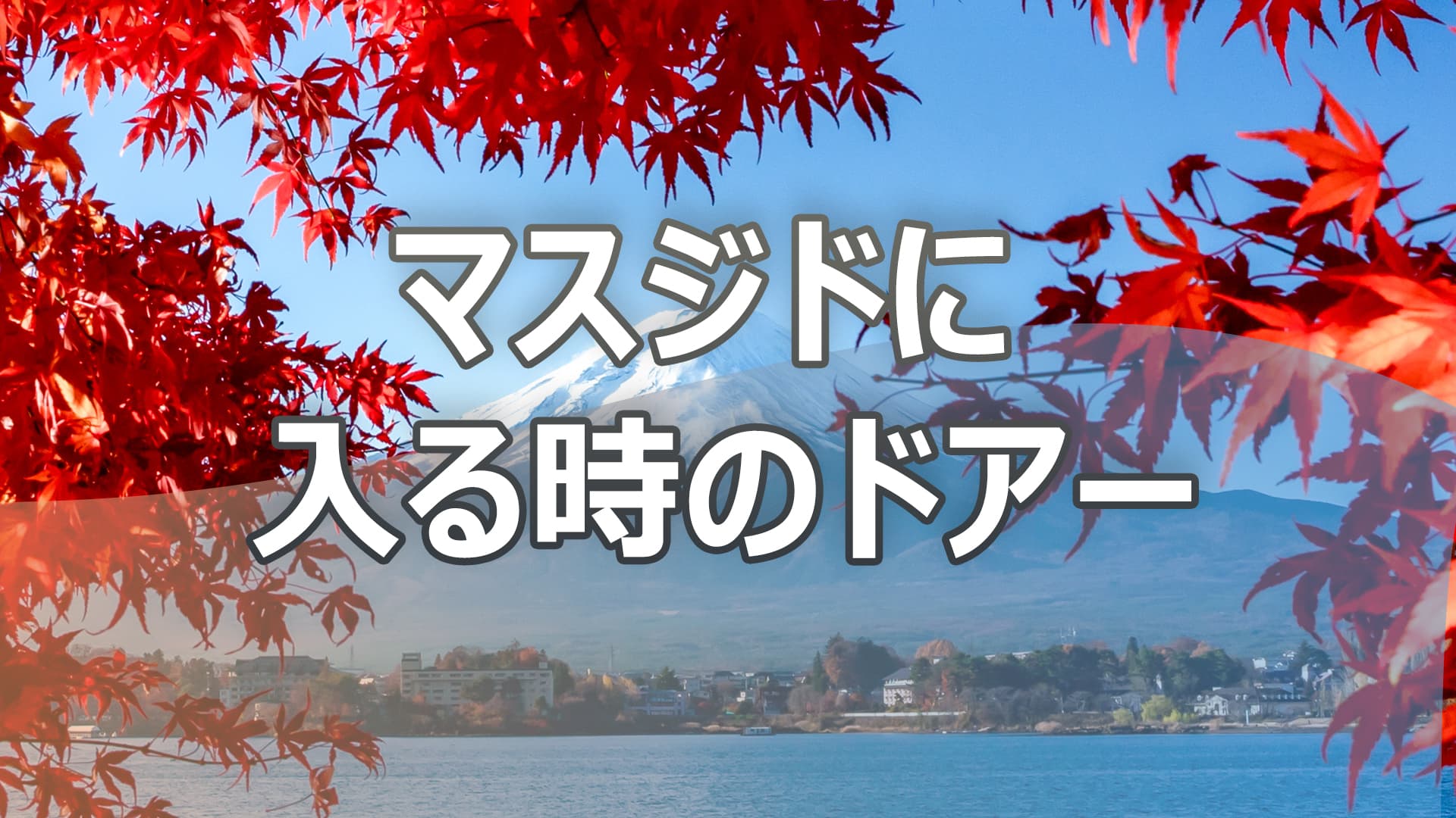 マスジドに入る時のドアー